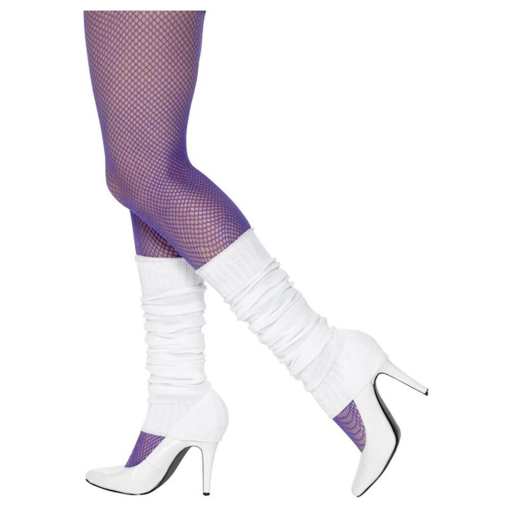 Smiffys Unisex Adult Costume Legwarmers / White